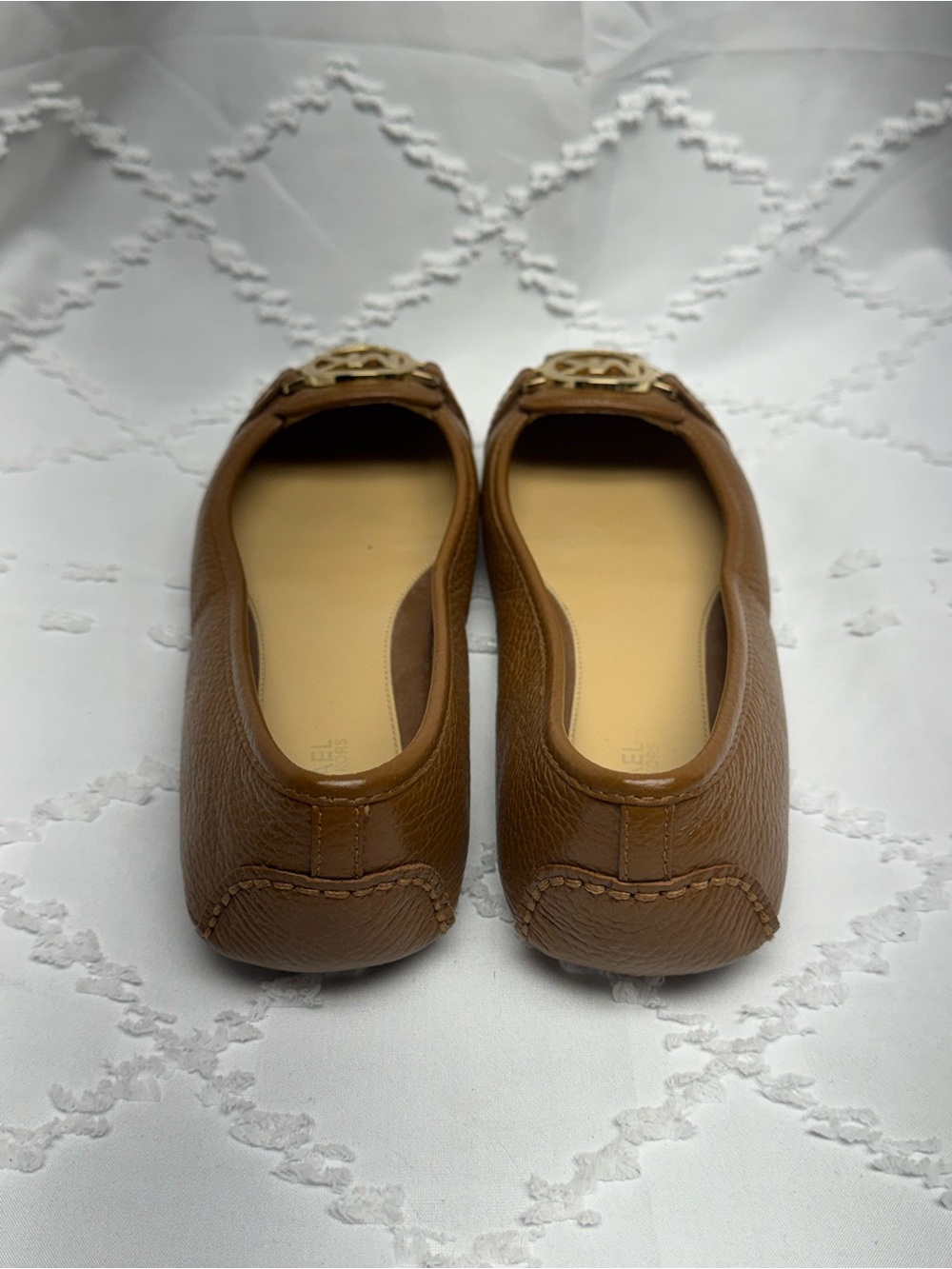 Michael Kors Fulton Luggage
Brown Leather MK Logo Ballet
Flats Size 7.5M - Picture 3 of 6
